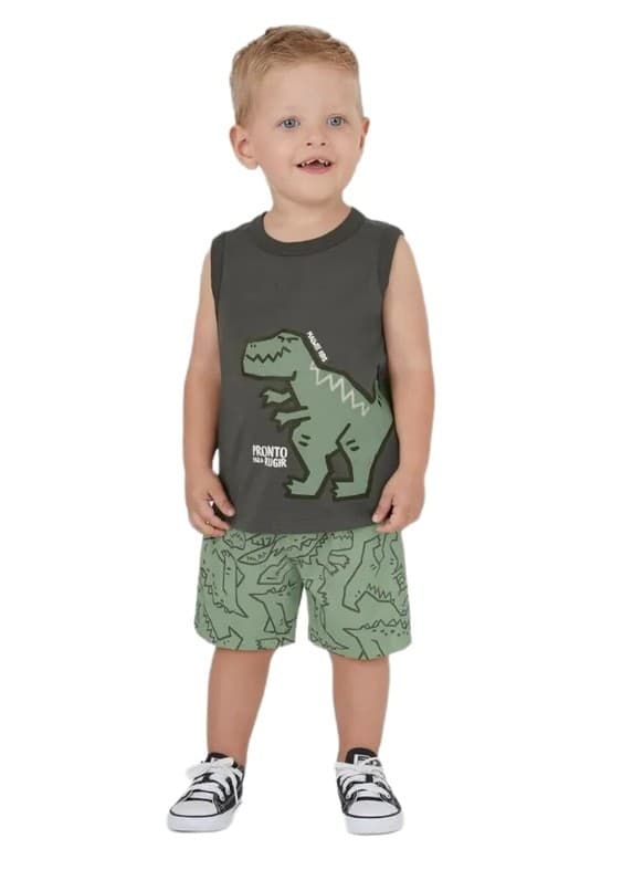 MMM Conjunto Infantil Menino Malha De Algodão Malwee Kids 130254